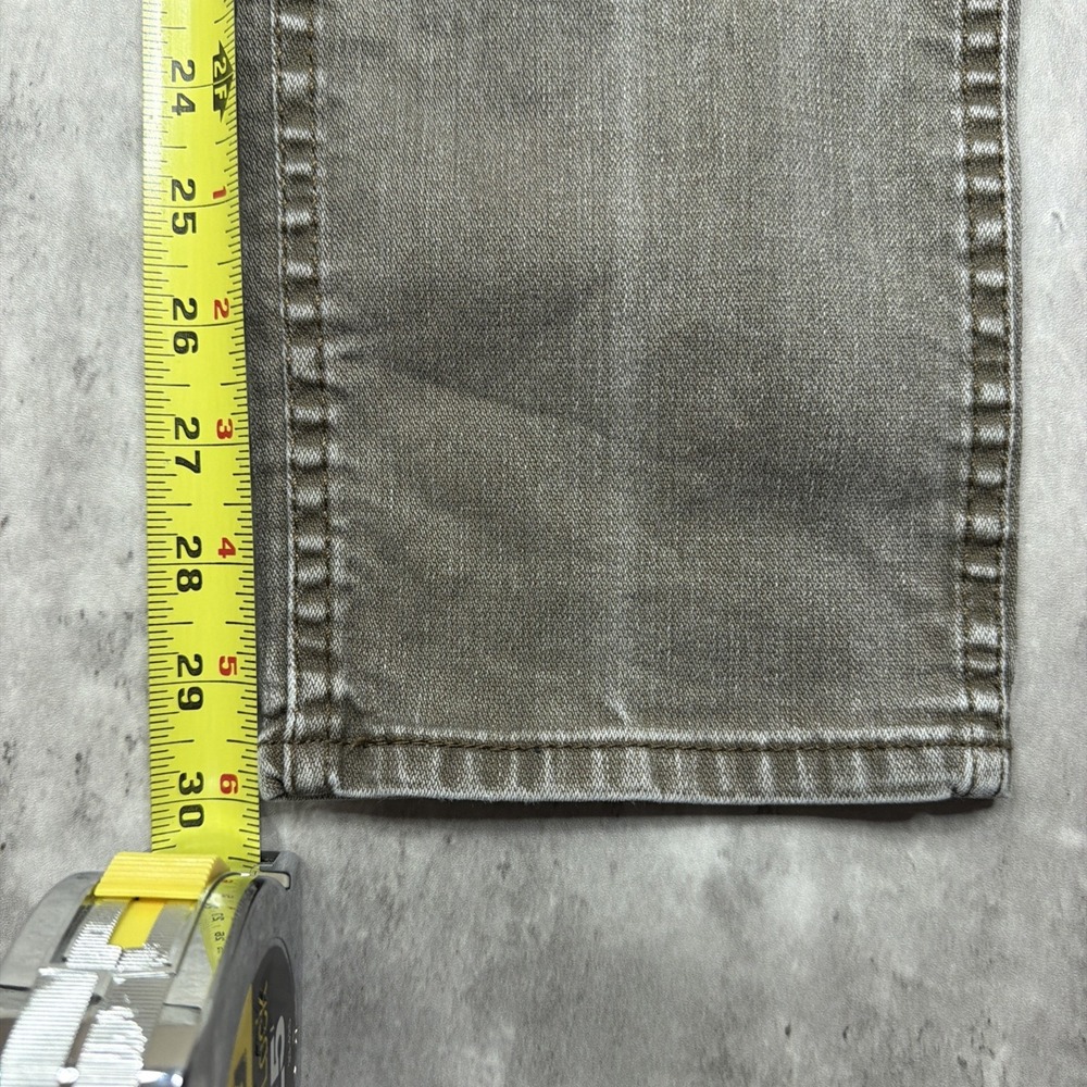 Levi's 511 Slim Fit Jeans Mens 30x30 Gray Wash Straight Leg Stretch Denim USA - Picture 9 of 12